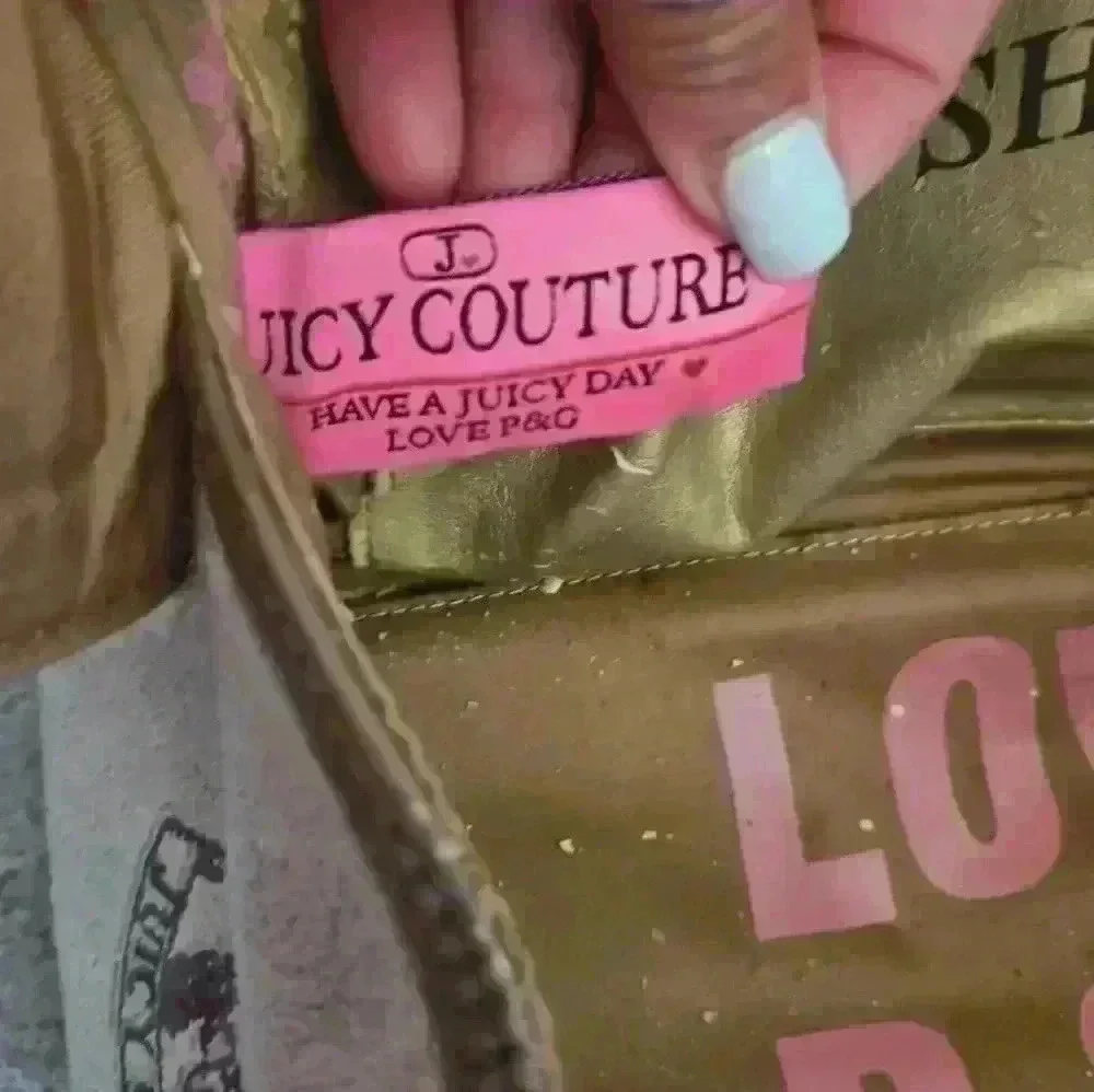 Juicy Couture Vintage Pink Terry Medium Bowling Bag Purse